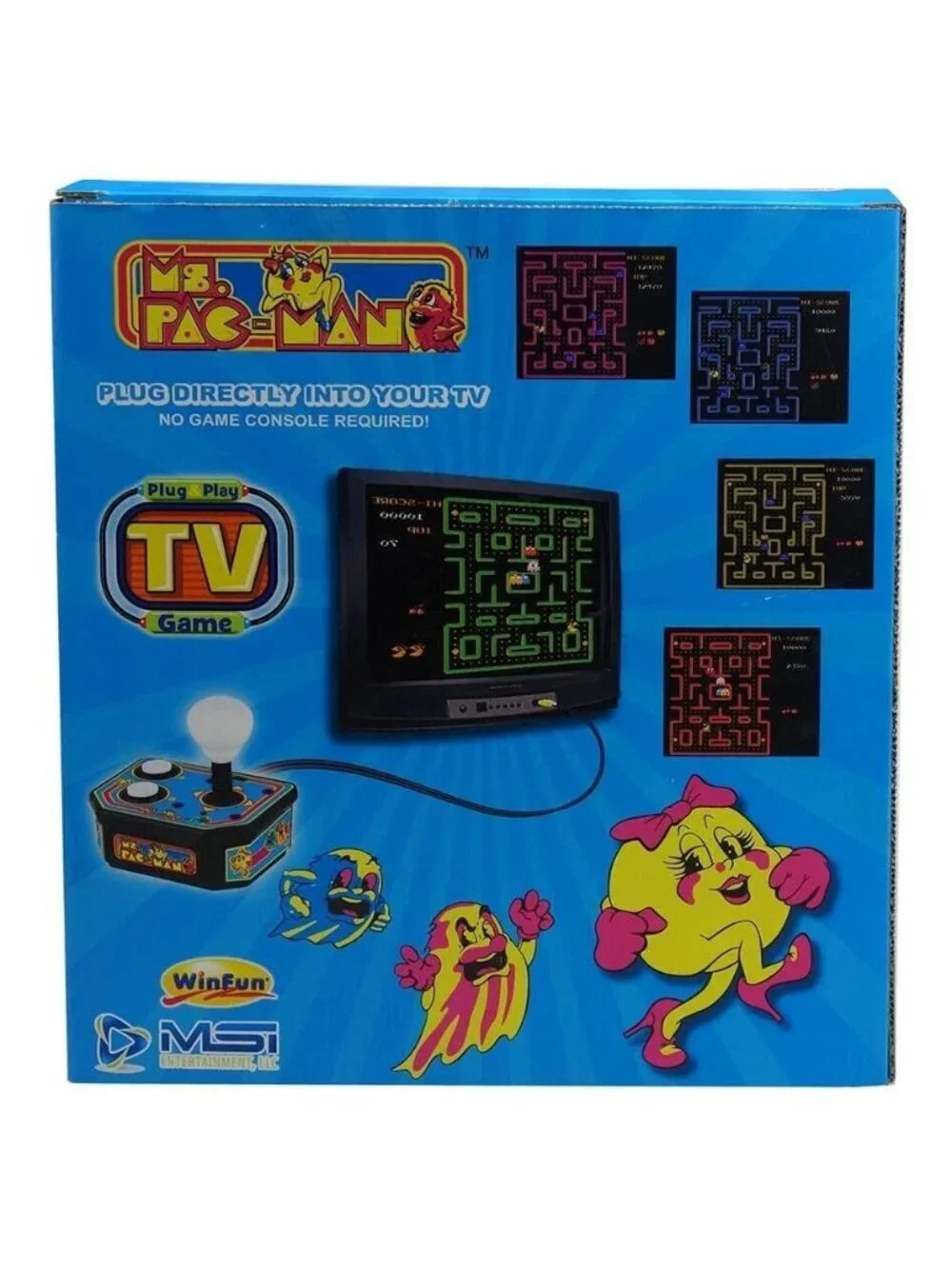 Ms. Pacman Gaming System | MSi TV Arcade Plug and Play into Your TV | Brand new